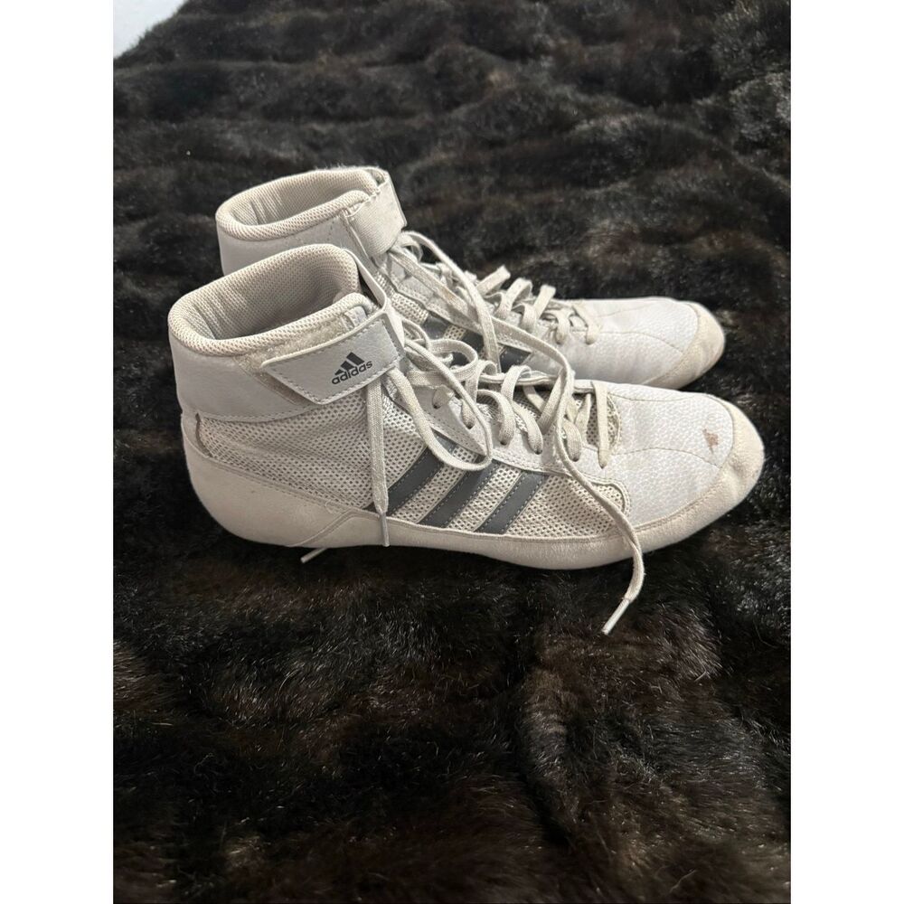 Adidas HVC 2 Mens Wrestling Shoes Light Onyx Dark Onyx 10 athletic